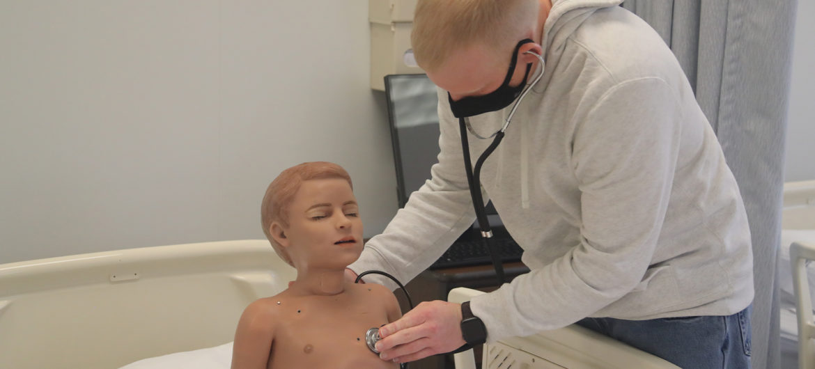 Washington State Community College (WSCC) has augmented its nursing lab with two additional human patient simulators. These robot-like mannequins allow for scenario-based training by replicating the clinical experience. They will also serve to supplement some of the hands-on hospital training.
