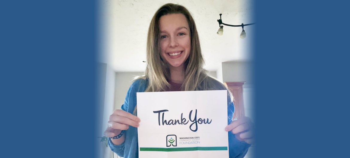 The Washington State Community College (WSCC) Foundation has awarded nearly $200,000 in scholarships to students for the 2021-2022 academic year. Among the recipients was Elizabeth Huffman, Associate Degree Nursing student. She received the Tim and Jane O’Brien Nursing Scholarship.