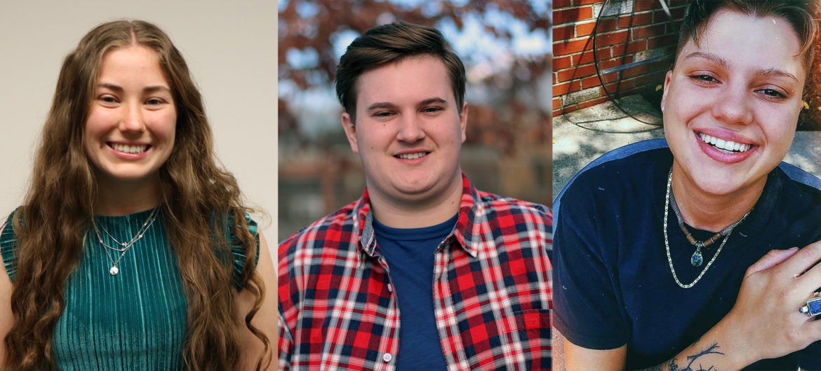Emma Poulton, Ethan Gault, and Carly Isaacs, Three members of Washington State Community College’s (WSCC) Phi Theta Kappa (PTK) chapter, Alpha Rho Gamma, have been nominated to the Ohio Association of Community Colleges All-Ohio Academic (OACC) Team.